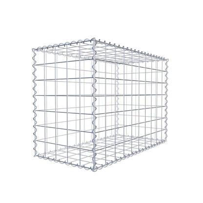 Gabion 100 cm x 70 cm x 50 cm (L x H x D), maskestørrelse 10 cm x 10 cm, spiral