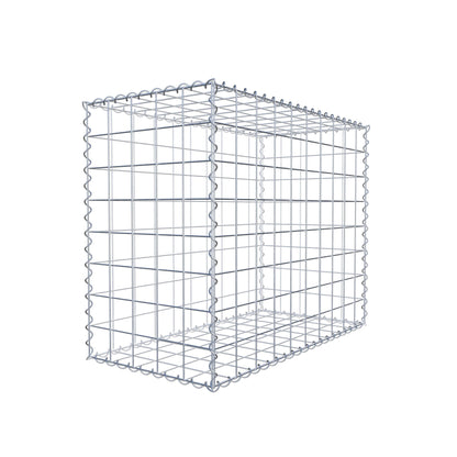 Gabion 100 cm x 80 cm x 50 cm (L x H x D), maskestørrelse 10 cm x 10 cm, spiral