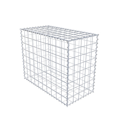 Gabion 100 cm x 80 cm x 50 cm (L x H x D), maskestørrelse 10 cm x 10 cm, spiral