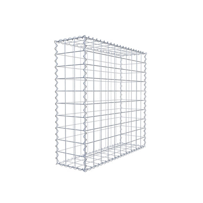 Gabion 100 cm x 100 cm x 30 cm (L x H x P), mailles 10 cm x 10 cm, spirale
