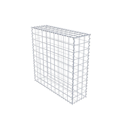 Gabion 100 cm x 100 cm x 30 cm (L x H x P), mailles 10 cm x 10 cm, spirale