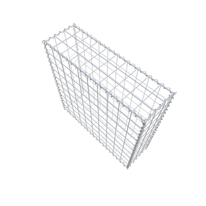 Gabion 100 cm x 100 cm x 30 cm (L x H x P), mailles 10 cm x 10 cm, spirale