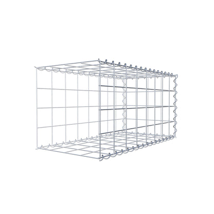Gabião tipo 2 80 cm x 40 cm x 40 cm (C x A x P), malhagem 10 cm x 10 cm, espiral