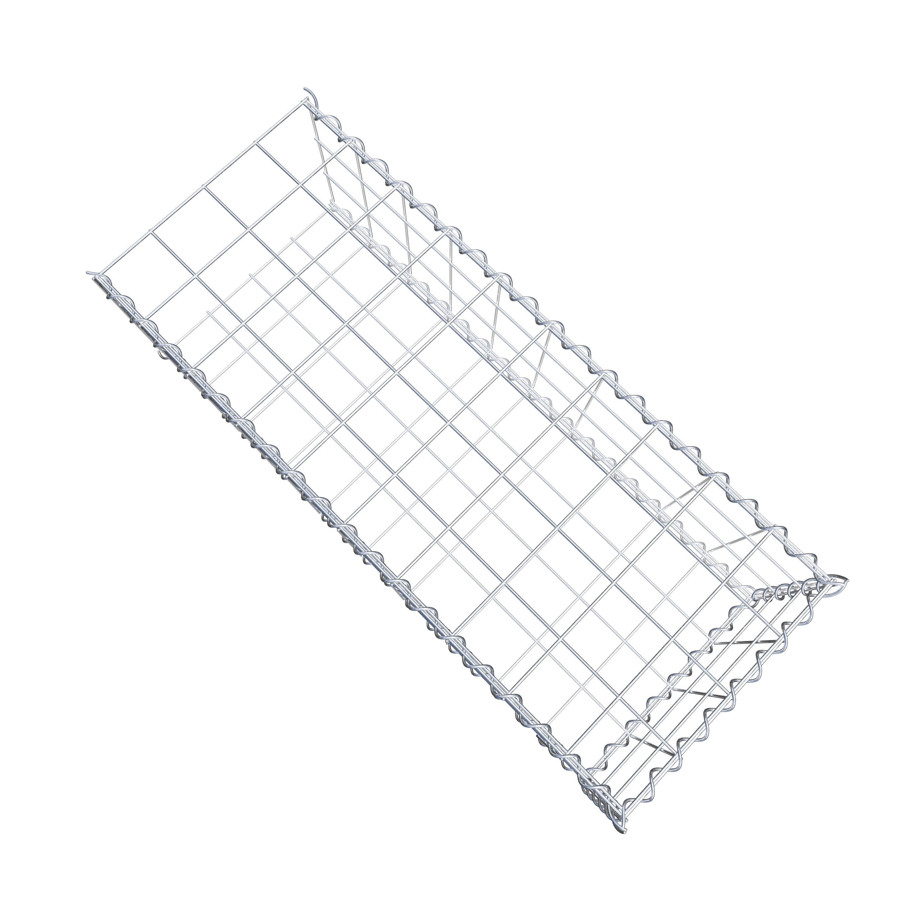 Gabião tipo 2 100 cm x 30 cm x 40 cm (C x A x P), malhagem 10 cm x 10 cm, espiral