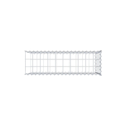 Gabion rapporté type 2 100 cm x 50 cm x 30 cm (L x H x P), mailles 10 cm x 10 cm, spirale