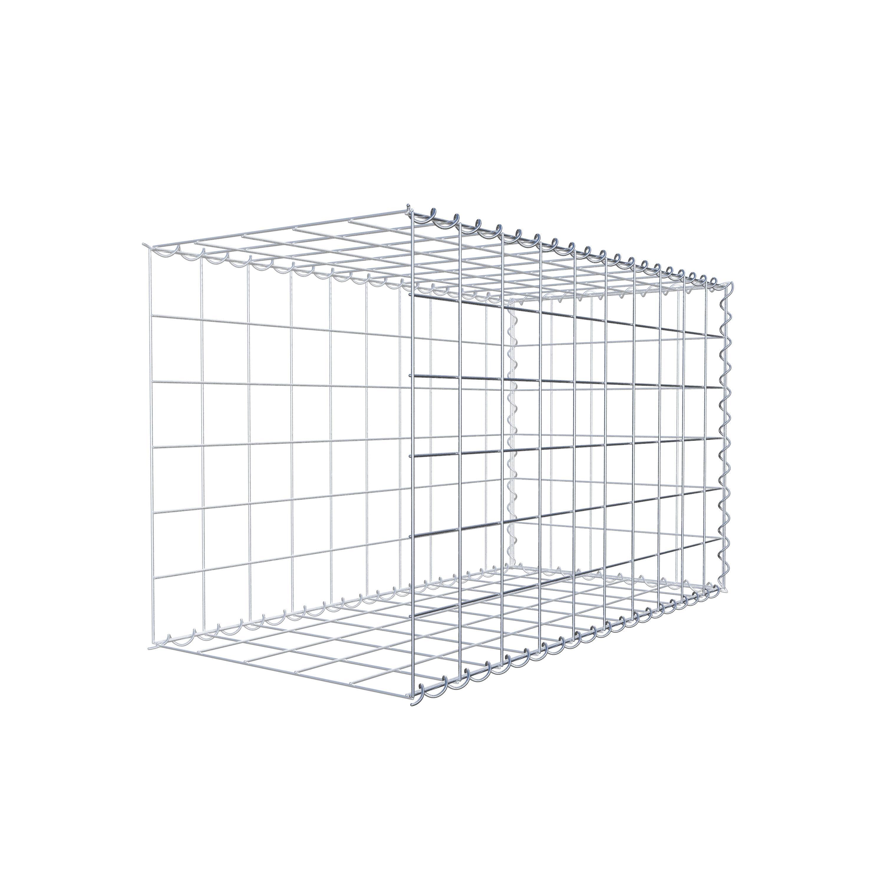 Add-on schanskorf type 2 100 cm x 60 cm x 50 cm (L x H x D), maaswijdte 10 cm x 10 cm, spiraal