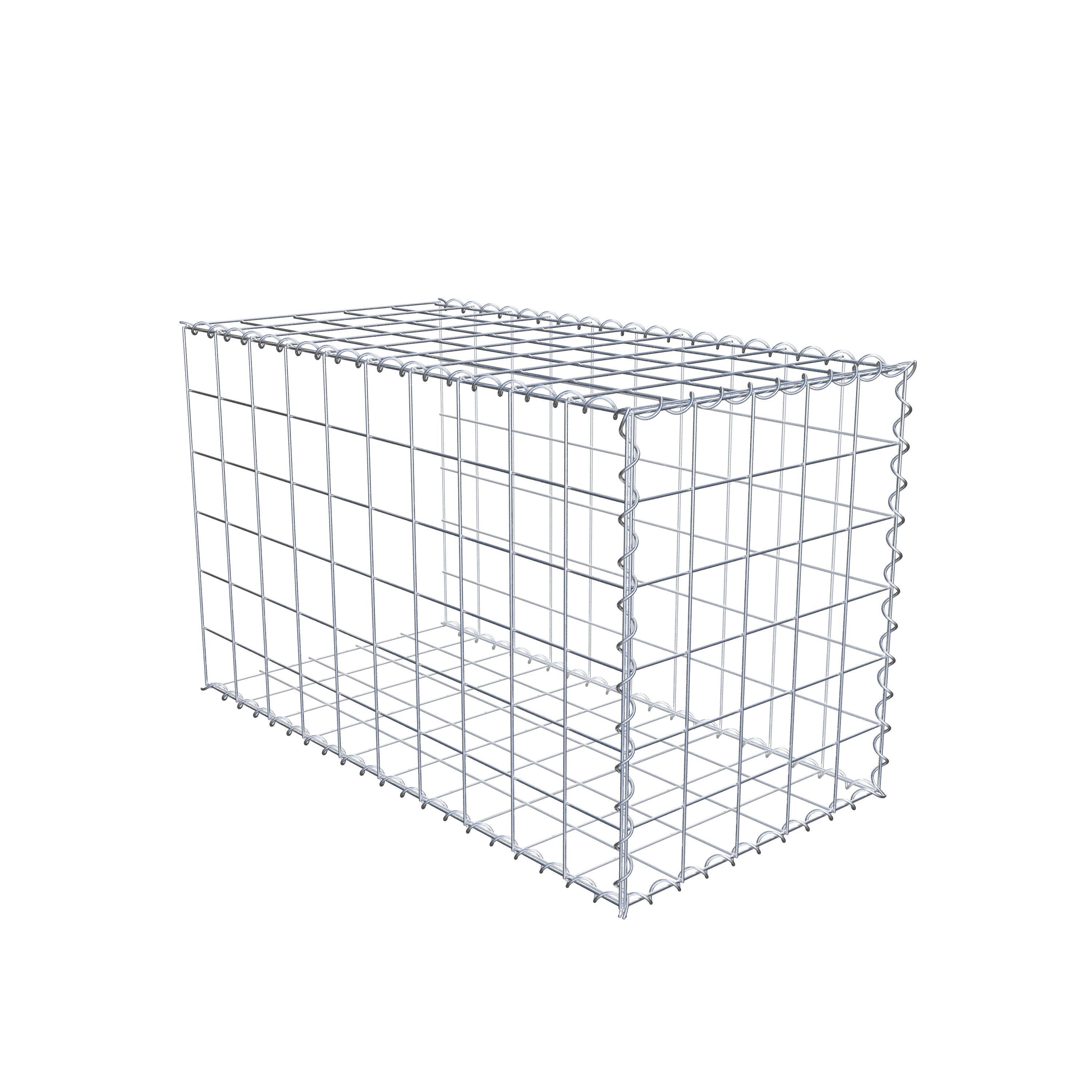 Add-on schanskorf type 2 100 cm x 60 cm x 50 cm (L x H x D), maaswijdte 10 cm x 10 cm, spiraal
