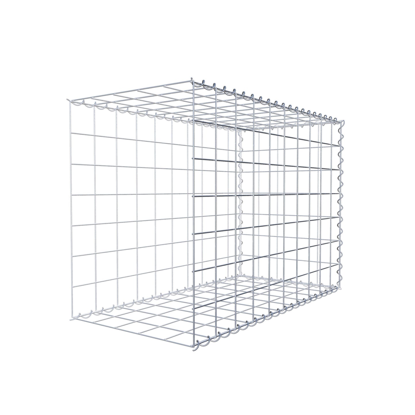 Grown-on gabion type 2 100 cm x 70 cm x 50 cm (L x H x D), mesh size 10 cm x 10 cm, spiral