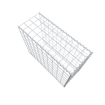 Gabion rapporté type 2 100 cm x 80 cm x 40 cm (L x H x P), mailles 10 cm x 10 cm, spirale