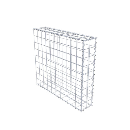 Extra gabion typ 2 100 cm x 90 cm x 20 cm (L x H x D), maskstorlek 10 cm x 10 cm, spiral