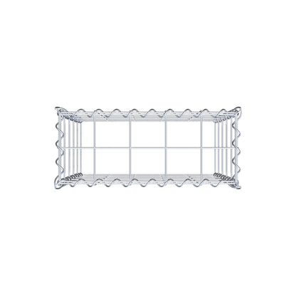 Anbaugabione Typ 3 50 cm x 50 cm x 20 cm (L x H x T), Maschenweite 10 cm x 10 cm, Spirale