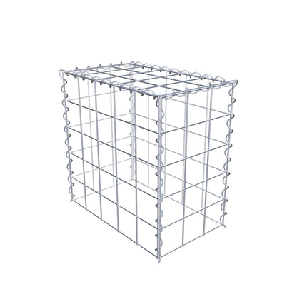 Gabbione aggiuntivo tipo 3 50 cm x 50 cm x 30 cm (L x H x P), dimensione maglia 10 cm x 10 cm, a spirale