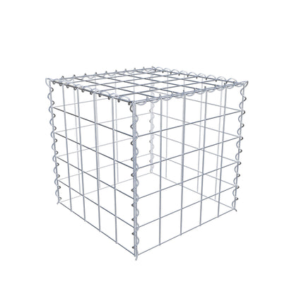 Opvokset gabion type 3 50 cm x 50 cm x 50 cm (L x H x D), maskestørrelse 10 cm x 10 cm, spiral