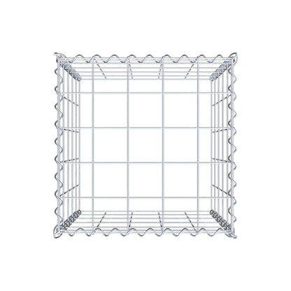Opvokset gabion type 3 50 cm x 50 cm x 50 cm (L x H x D), maskestørrelse 10 cm x 10 cm, spiral
