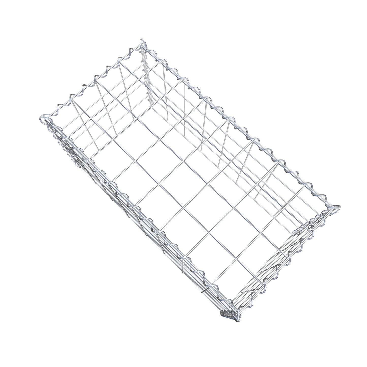 Opvokset gabion type 3 80 cm x 40 cm x 40 cm (L x H x D), maskestørrelse 10 cm x 10 cm, spiral