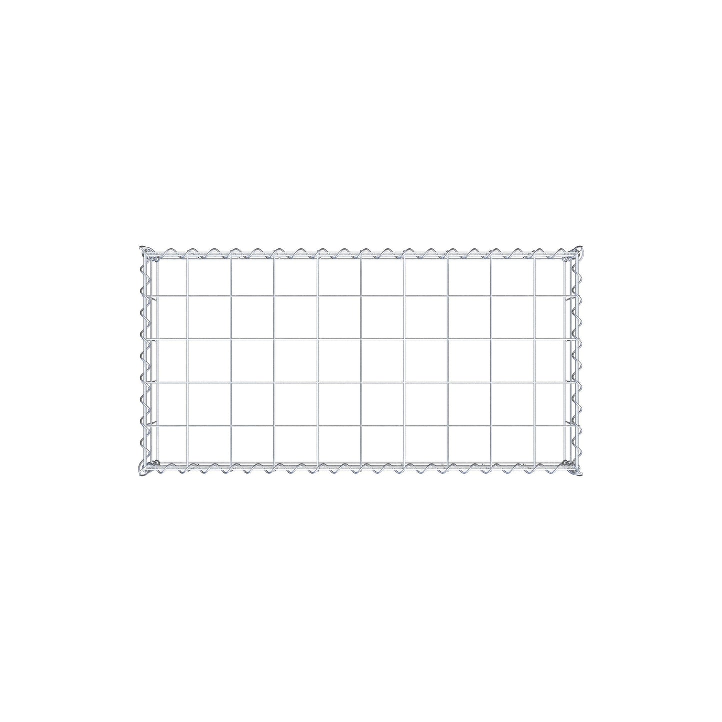 Gabião Tipo 3 100 cm x 20 cm x 50 cm (C x A x P), malhagem 10 cm x 10 cm, espiral