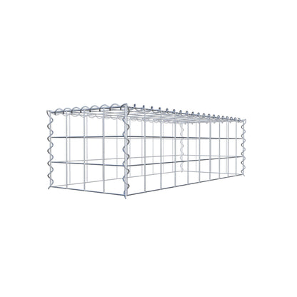 Gabbione aggiuntivo tipo 3 100 cm x 30 cm x 40 cm (L x H x P), maglia 10 cm x 10 cm, spirale