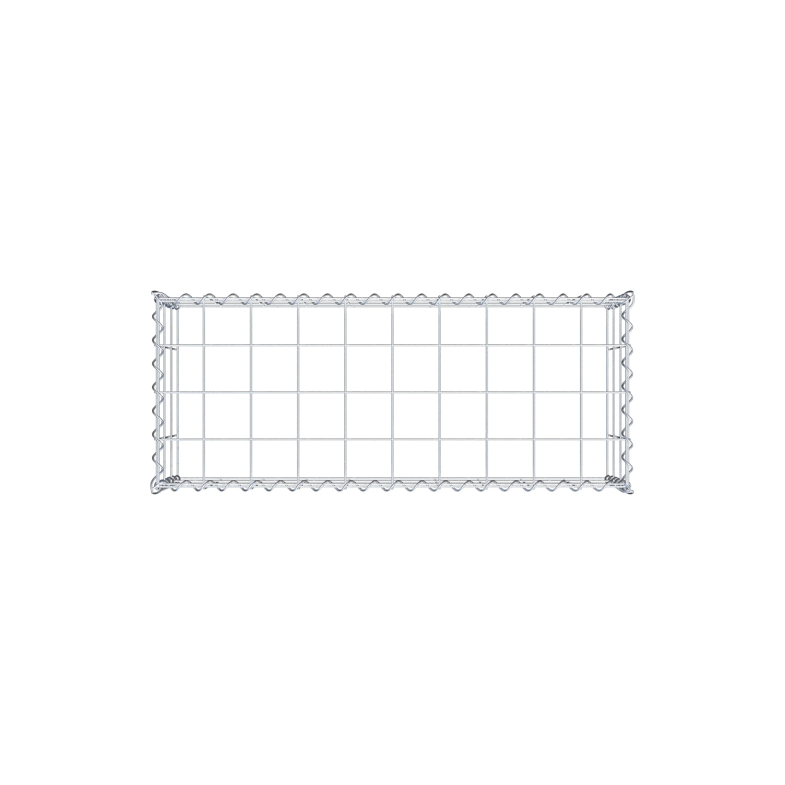 Gabião tipo 3 100 cm x 30 cm x 40 cm (C x A x P), malhagem 10 cm x 10 cm, espiral