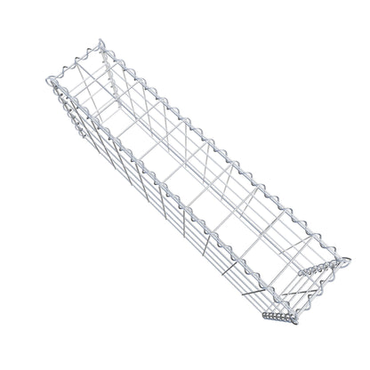 Add-on schanskorf type 3 100 cm x 40 cm x 20 cm (L x H x D), maaswijdte 10 cm x 10 cm, spiraal