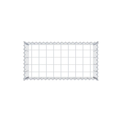 Anbaugabione Typ 3 100 cm x 40 cm x 50 cm (L x H x T), Maschenweite 10 cm x 10 cm, Spirale