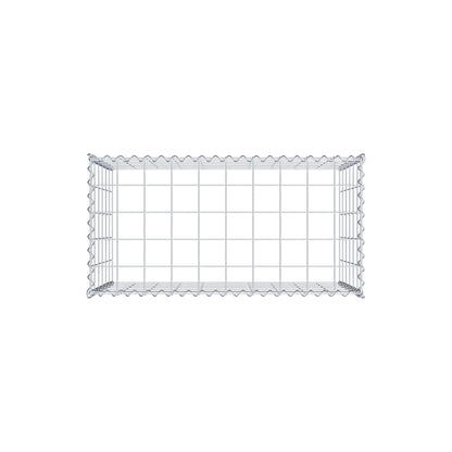 Grown-on gabion type 3 100 cm x 60 cm x 50 cm (L x H x D), mesh size 10 cm x 10 cm, spiral