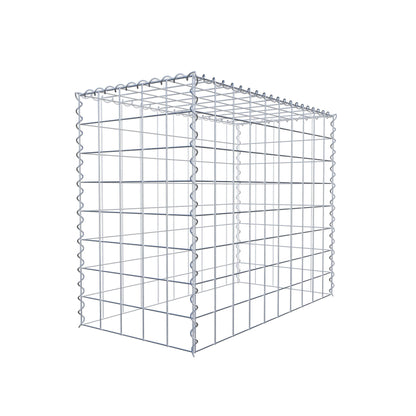 Grown-on gabion type 3 100 cm x 80 cm x 50 cm (L x H x D), mesh size 10 cm x 10 cm, spiral