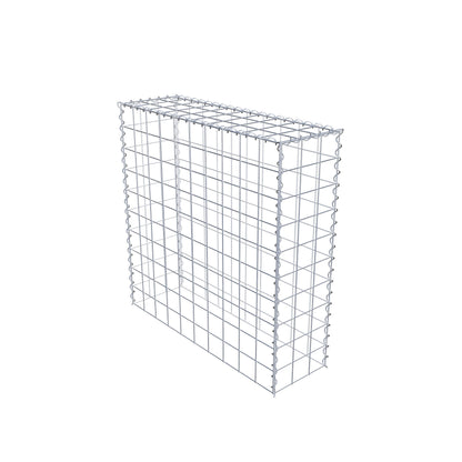 Grown-on gabion type 3 100 cm x 100 cm x 30 cm (L x H x D), mesh size 10 cm x 10 cm, spiral