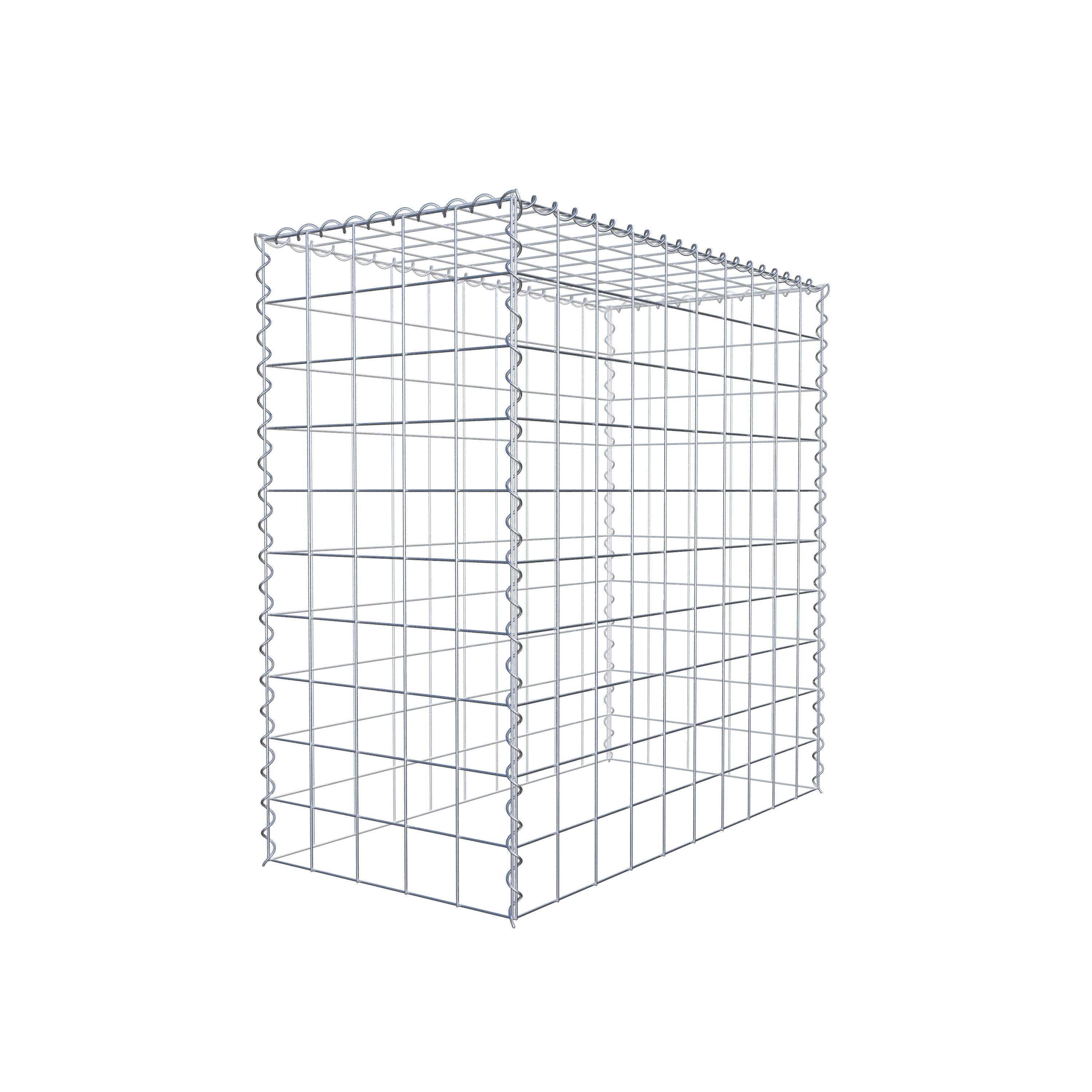 Gabião Tipo 3 100 cm x 100 cm x 50 cm (C x A x P), malhagem 10 cm x 10 cm, espiral