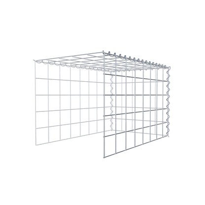 Extra gabion typ 4 80 cm x 50 cm x 50 cm (L x H x D), maskstorlek 10 cm x 10 cm, spiral