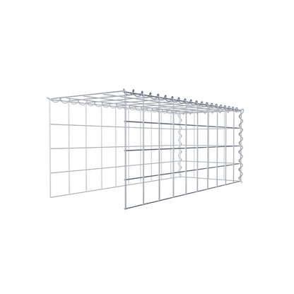 Anbaugabione Typ 4 100 cm x 40 cm x 40 cm (L x H x T), Maschenweite 10 cm x 10 cm, Spirale