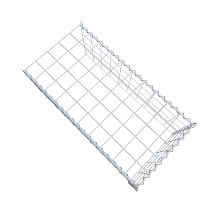 Gabion rapporté type 4 100 cm x 40 cm x 50 cm (L x H x P), mailles 10 cm x 10 cm, spirale