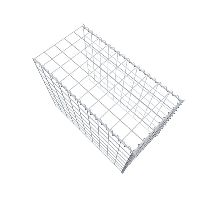 Gabion rapporté type 4 100 cm x 80 cm x 50 cm (L x H x P), mailles 10 cm x 10 cm, spirale