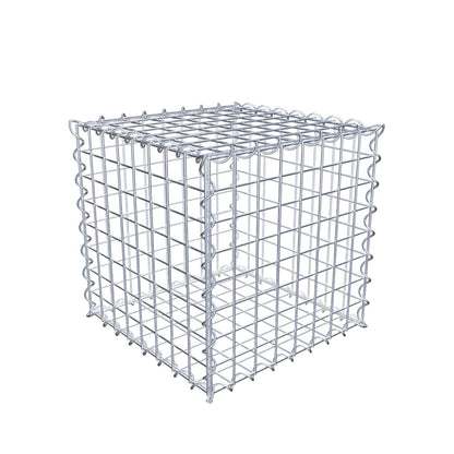 Gabion 40 cm x 40 cm x 40 cm (L x H x D), maskstorlek 5 cm x 5 cm, spiral