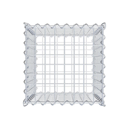 Gabion 40 cm x 40 cm x 40 cm (L x H x D), maskstorlek 5 cm x 5 cm, spiral
