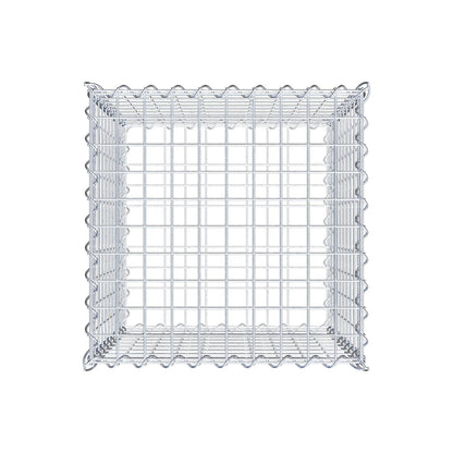 Gabione 50 cm x 50 cm x 50 cm (L x H x T), Maschenweite 5 cm x 5 cm, Spirale
