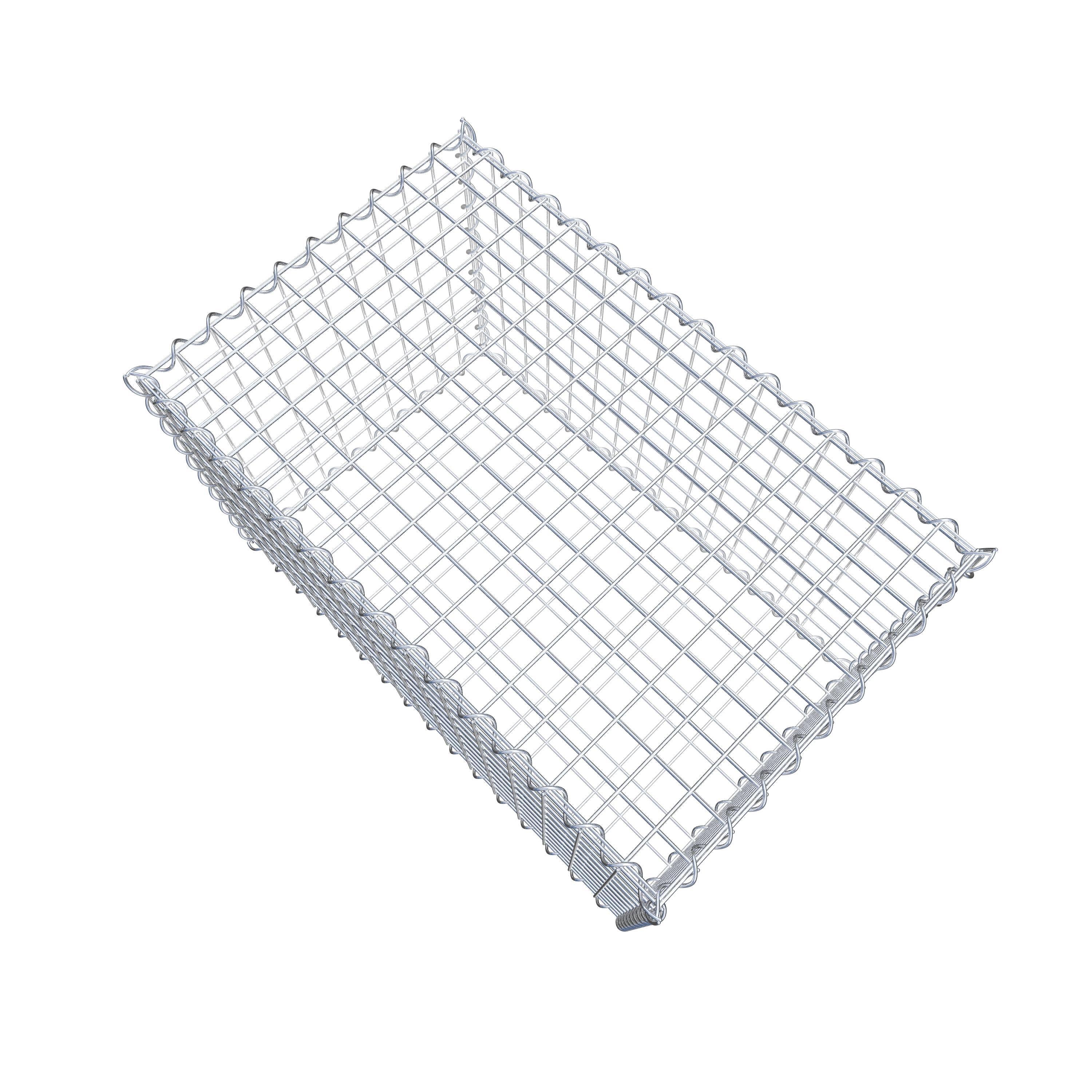 Gabion 80 cm x 50 cm x 50 cm (L x H x D), mesh size 5 cm x 5 cm, spiral