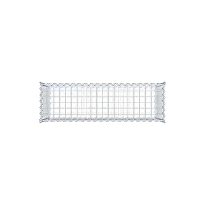 Gabion 100 cm x 50 cm x 30 cm (L x H x D), maskstorlek 5 cm x 5 cm, spiral