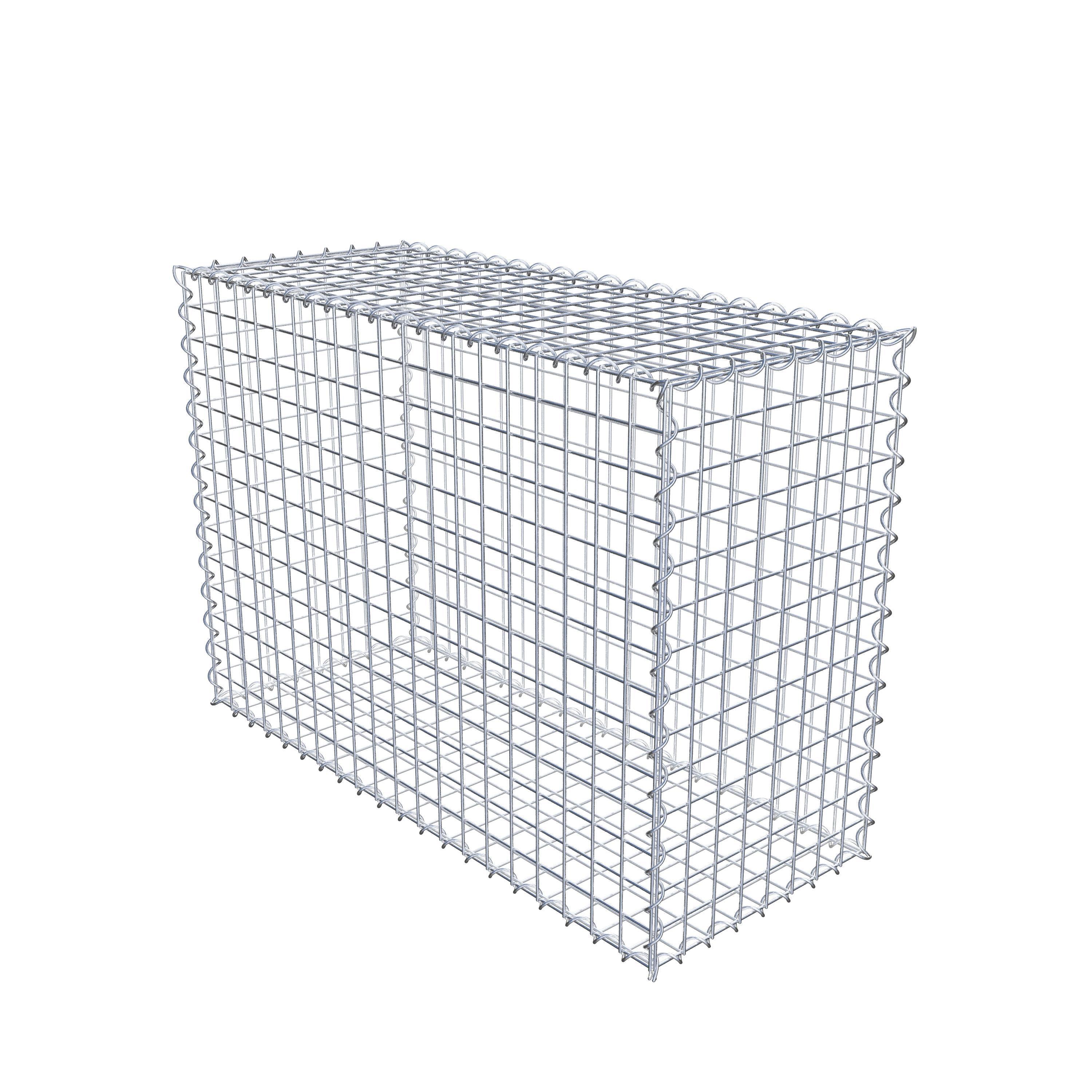 Gabion 100 cm x 70 cm x 40 cm (L x H x D), maskestørrelse 5 cm x 5 cm, spiral