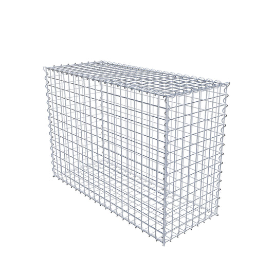 Gabion 100 cm x 70 cm x 40 cm (L x H x D), maskestørrelse 5 cm x 5 cm, spiral