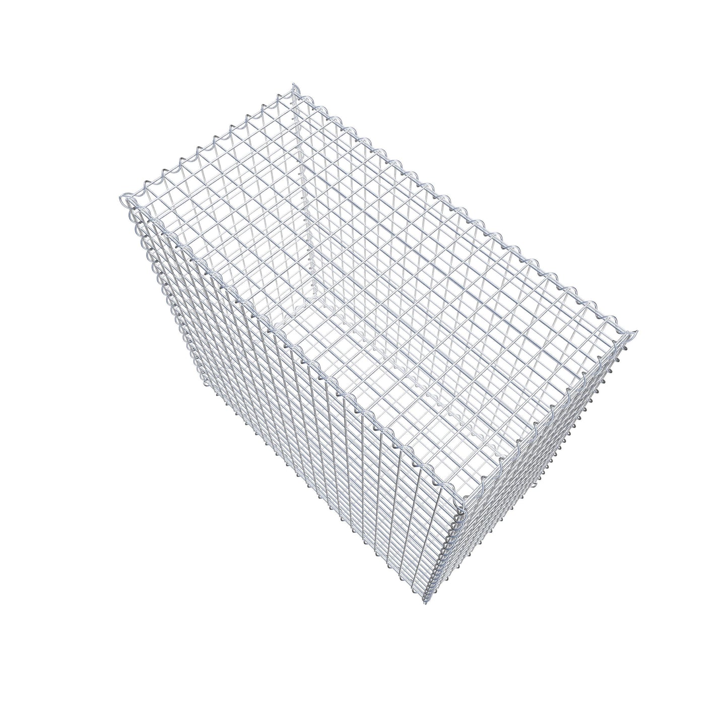 Gabion 100 cm x 90 cm x 50 cm (L x H x P), mailles 5 cm x 5 cm, spirale