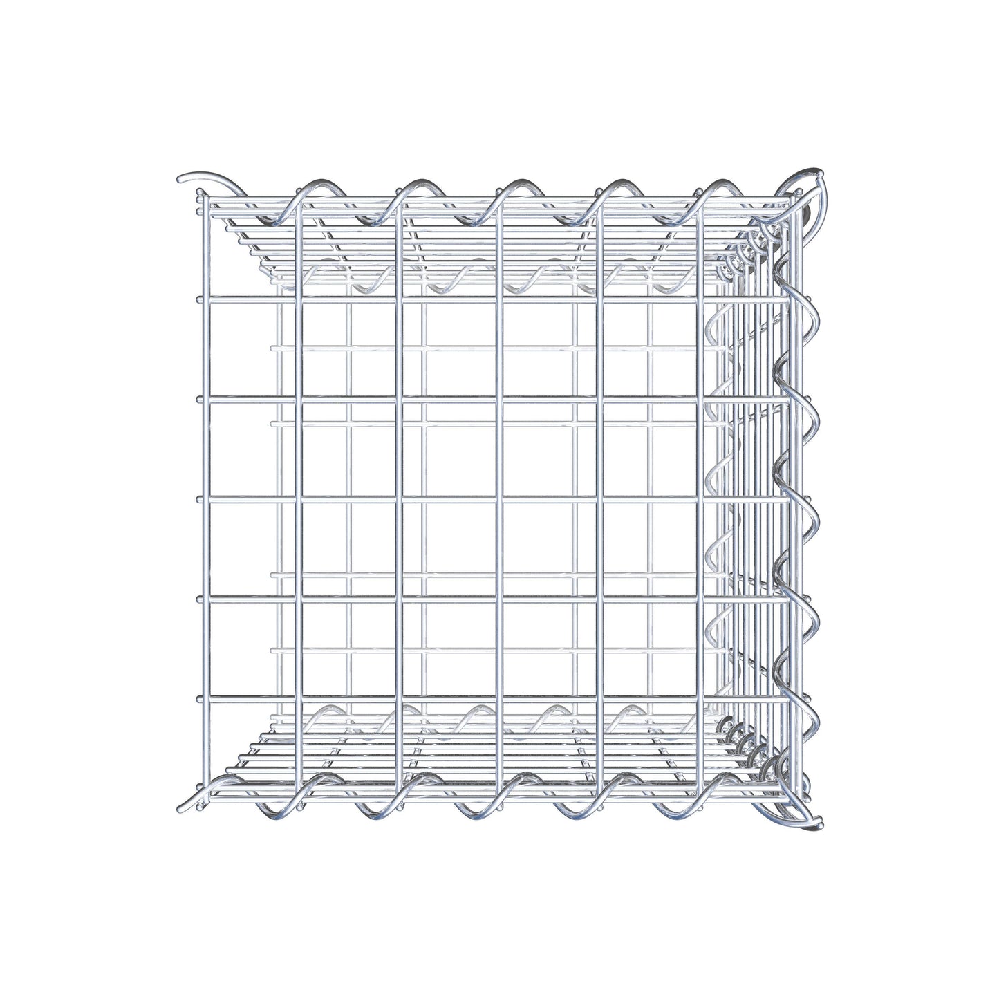 Extra gabion typ 2 30 cm x 30 cm x 30 cm (L x H x D), maskstorlek 5 cm x 5 cm, spiral