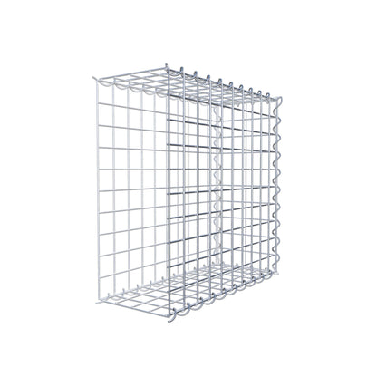 Gabion rapporté type 2 50 cm x 50 cm x 20 cm (L x H x P), mailles 5 cm x 5 cm, spirale