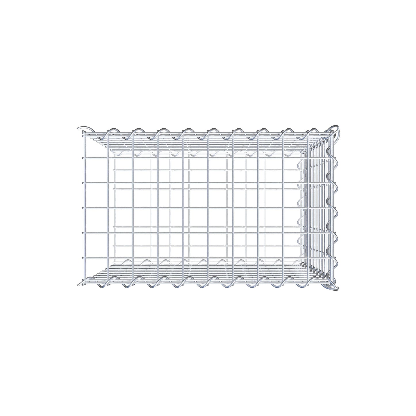 Extra gabion typ 2 50 cm x 50 cm x 30 cm (L x H x D), maskstorlek 5 cm x 5 cm, spiral