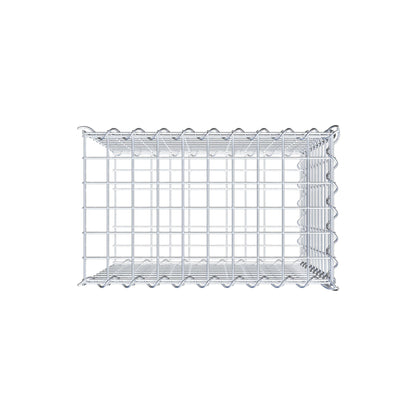 Extra gabion typ 2 50 cm x 50 cm x 30 cm (L x H x D), maskstorlek 5 cm x 5 cm, spiral