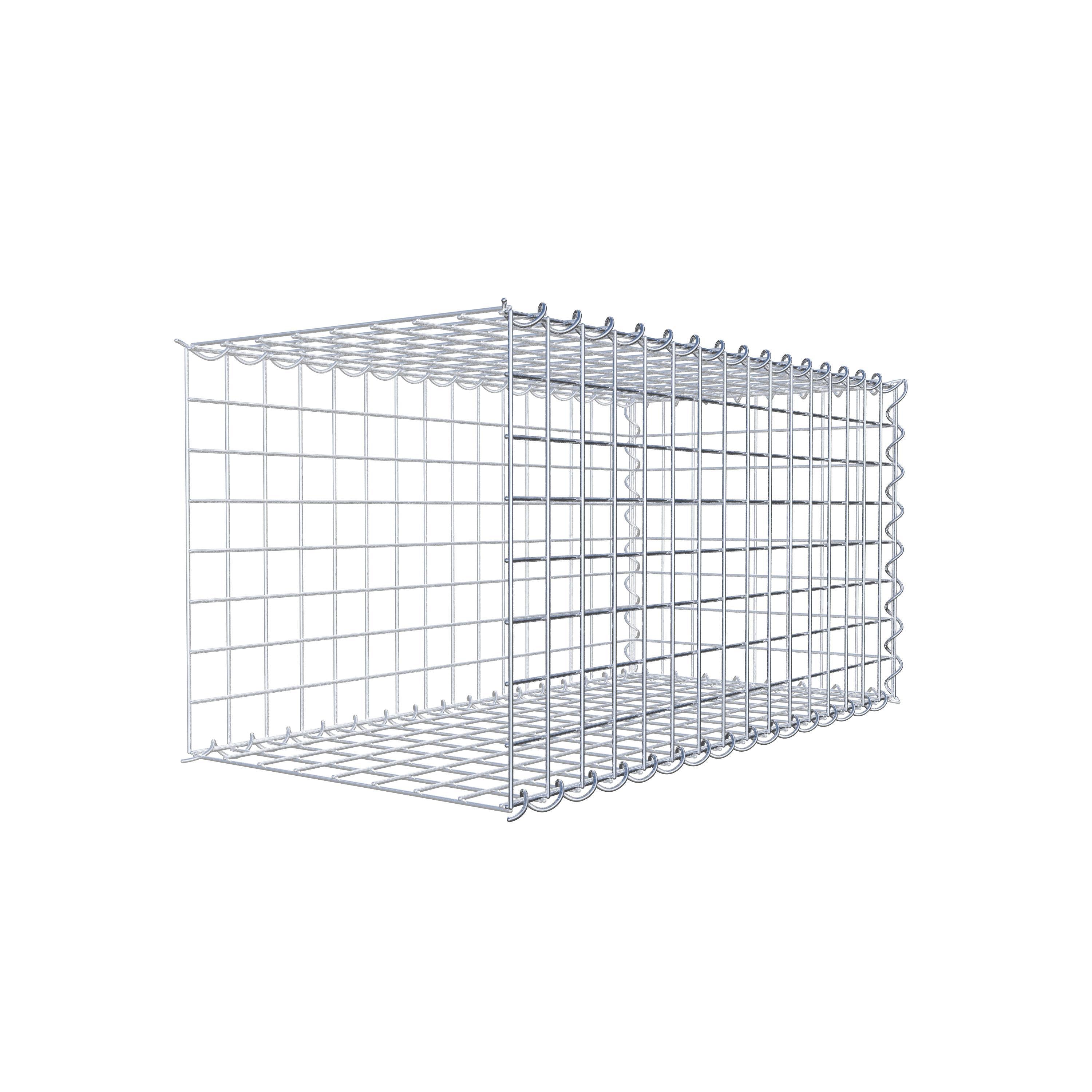 Add-on schanskorf type 2 80 cm x 40 cm x 40 cm (L x H x D), maaswijdte 5 cm x 5 cm, spiraalvormig