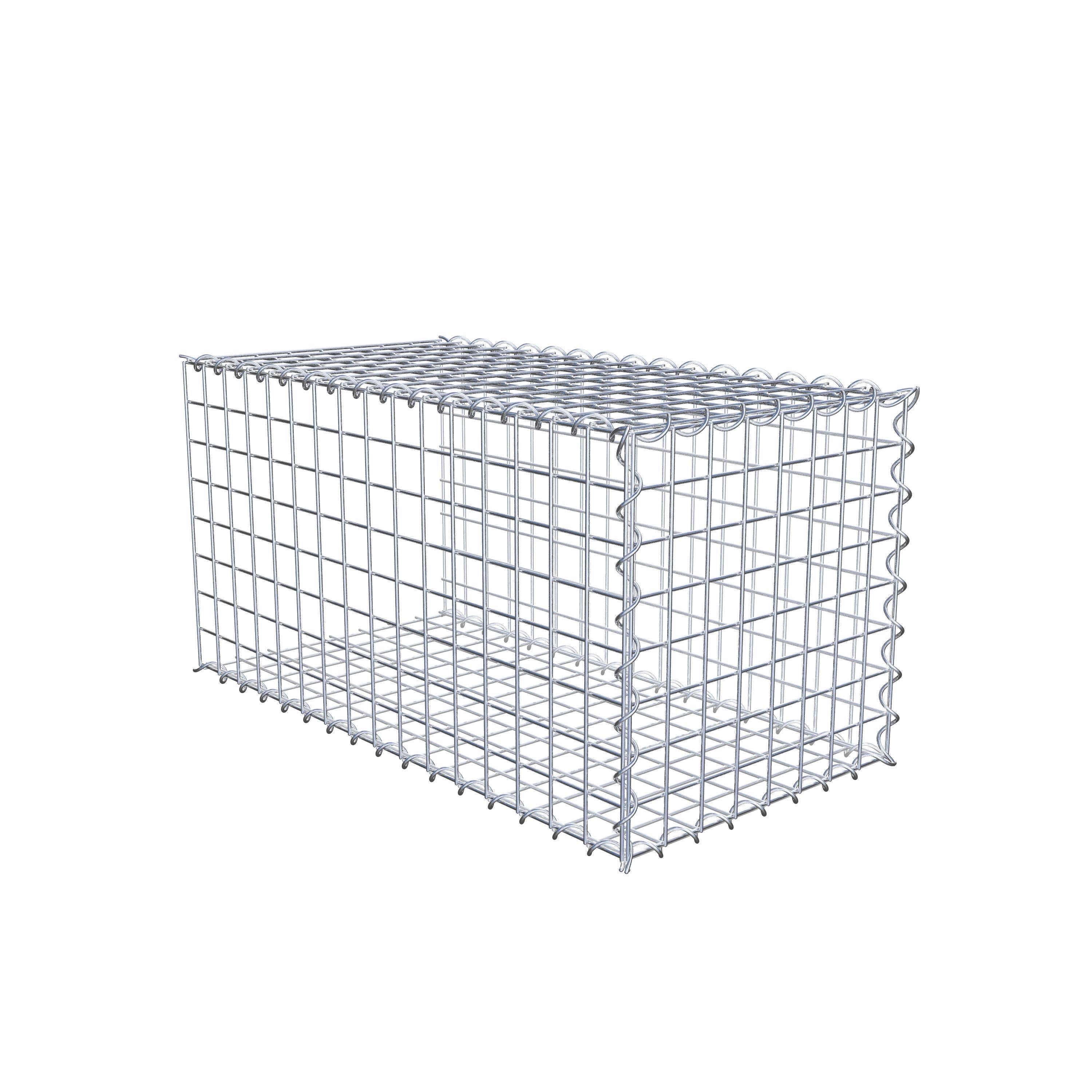 Add-on schanskorf type 2 80 cm x 40 cm x 40 cm (L x H x D), maaswijdte 5 cm x 5 cm, spiraalvormig