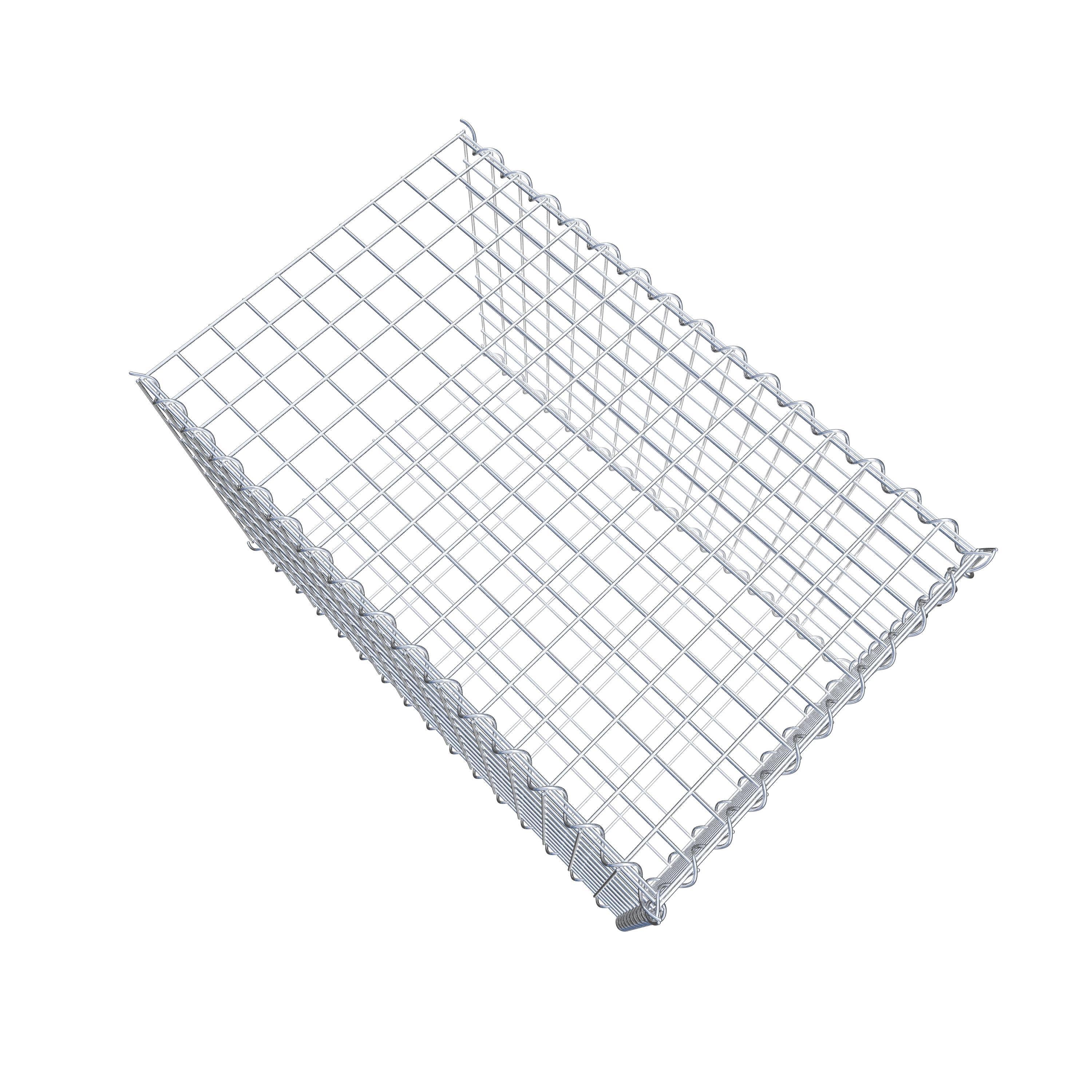 Opvokset gabion type 2 80 cm x 50 cm x 50 cm (L x H x D), maskestørrelse 5 cm x 5 cm, spiral