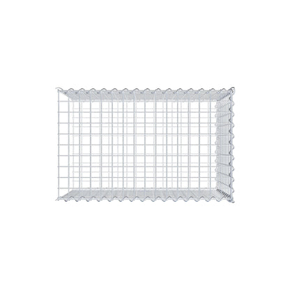 Add-on schanskorf type 2 80 cm x 50 cm x 50 cm (L x H x D), maaswijdte 5 cm x 5 cm, spiraalvormig