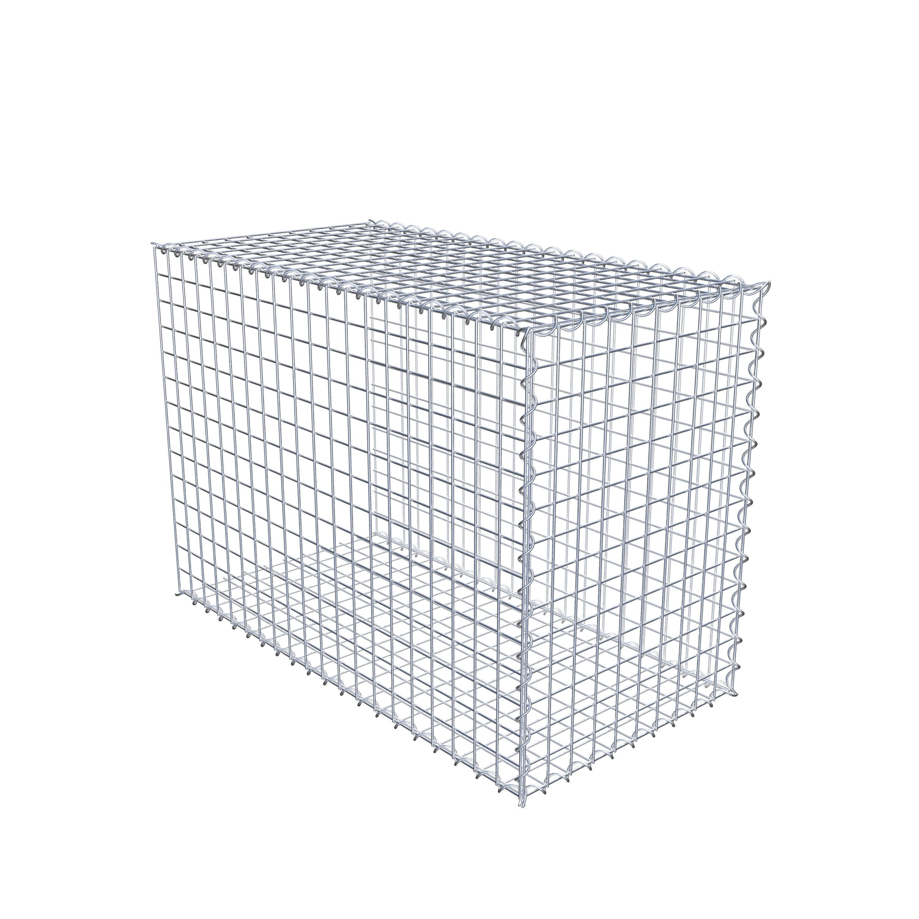 Grown-on gabion type 2 100 cm x 70 cm x 50 cm (L x H x D), mesh size 5 cm x 5 cm, spiral