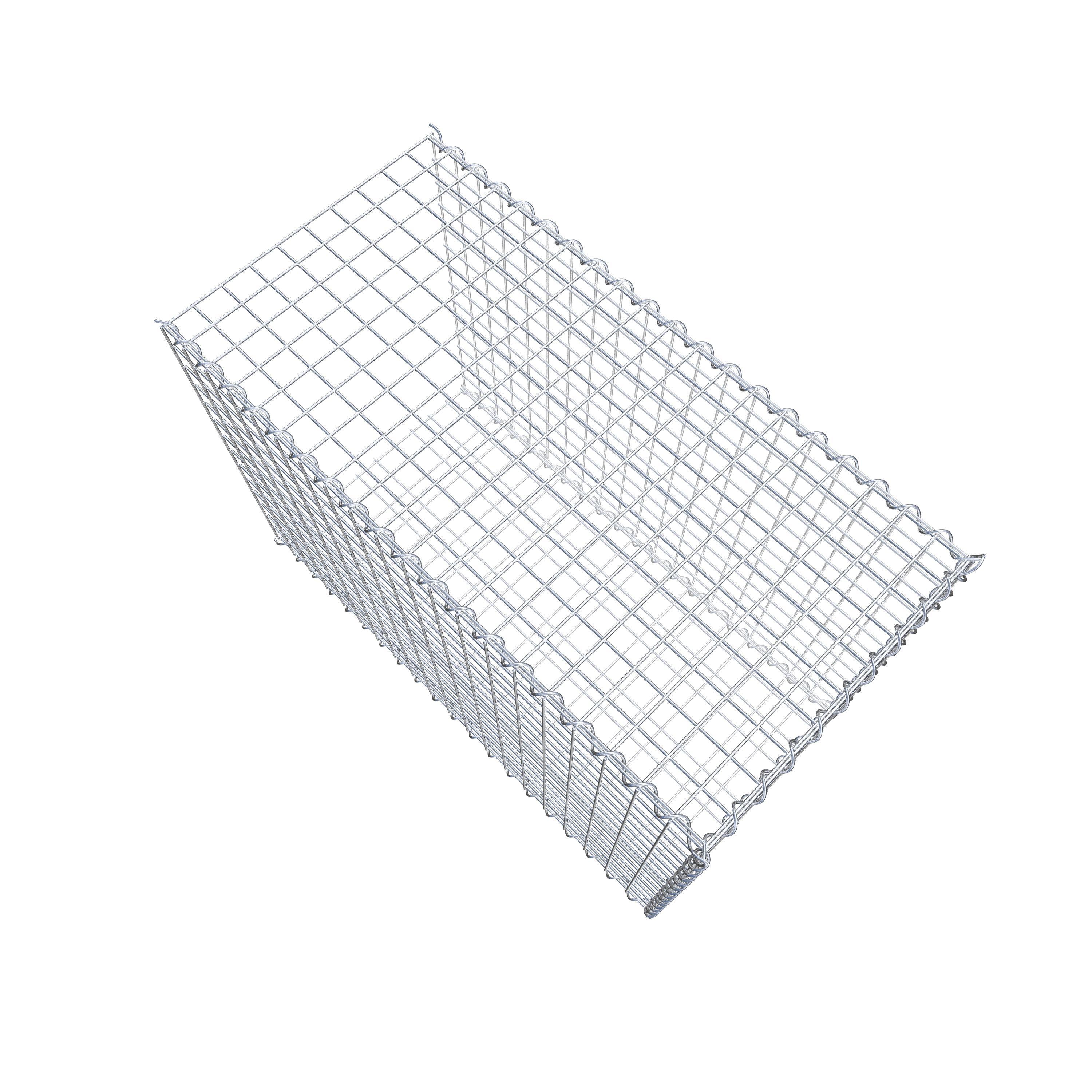 Grown-on gabion type 2 100 cm x 70 cm x 50 cm (L x H x D), mesh size 5 cm x 5 cm, spiral